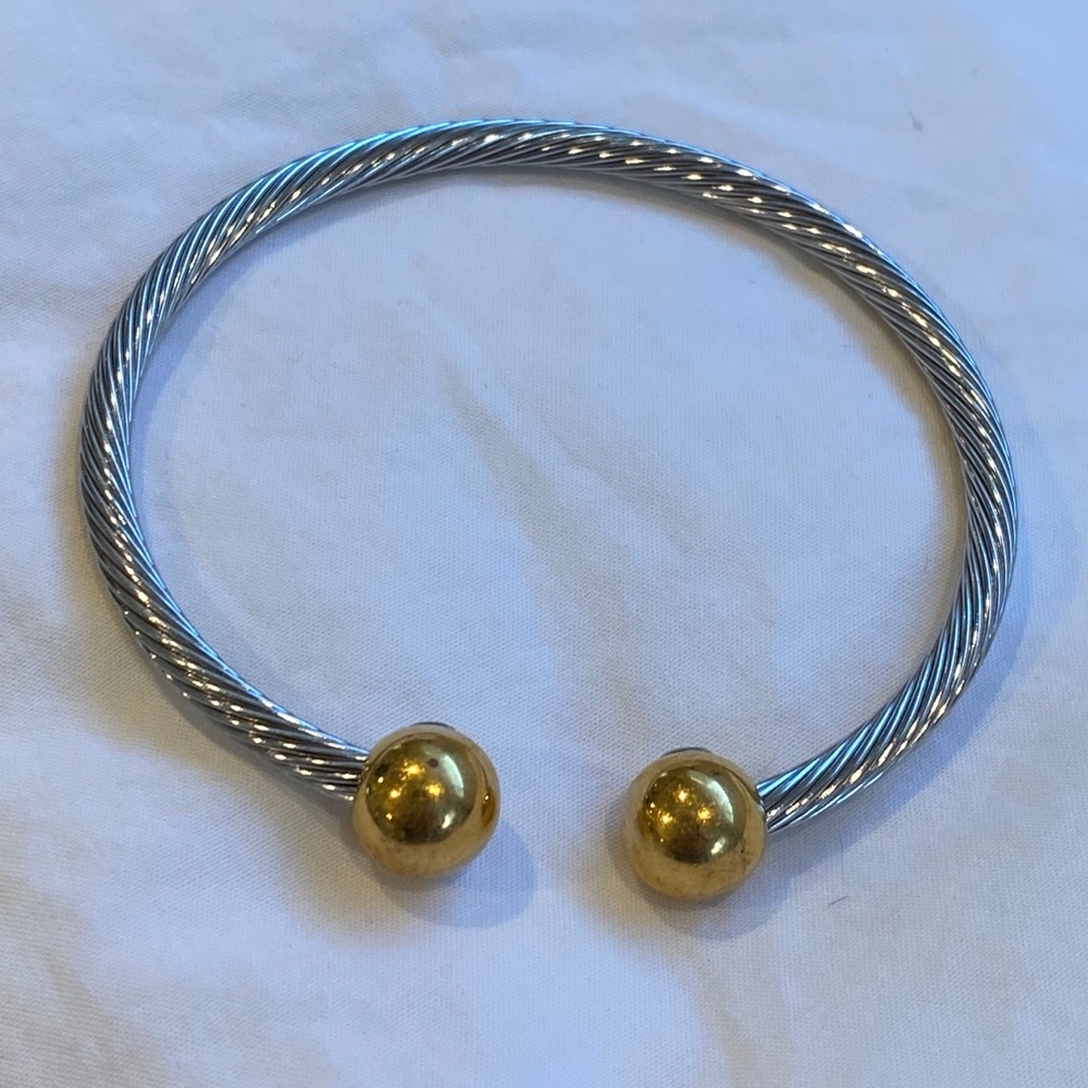 Silver and Gold Bracelet